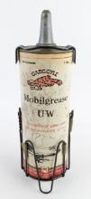 Early Gargoyle Mobilgrease UW 2lb Underwater Gears Grease Can w/ Speed Boat Graphics