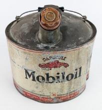 Early SOCONY Gargoyle Mobiloil 3 Gallon Oil Can