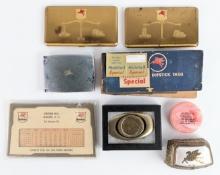 Lot Of Vintage Mobil Gas Station Promotional Items