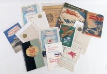 Lot Of Vintage Mobil Service Station Promotional Ephemera & More