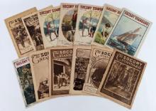(13) 1920s SOCONY Standard Magazine Issues