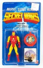 Vintage Mattel Marvel Super Heroes Secret Wars Iron Man and his Secret Shield NIP