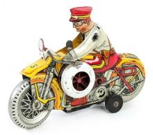 Marx Tin Windup Rookie Cop Motorcycle