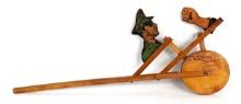 Wooden Anti-Hitler Push Toy