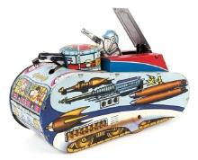 Marx Tin Windup Rex Mars Planet Patrol Tank