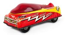 Courtland Tin Friction Space Rocket Patrol Car