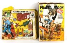 Gabriel The Lone Ranger Prairie Wagon & Hubley Red River Floodwaters Playset