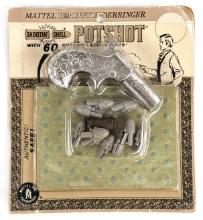 Mattel Shootin' Shell Potshot w/ Greenie Stik-M-Caps In Package