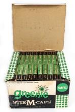 Mattel Greenie Stik-M-Caps Full Store Display Box