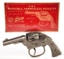 Kilgore Invincible Hammerless Repeater Cap Gun w/ Box