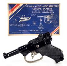 Kilgore G-Man Bakelite Cap Gun Pistol w/ Box