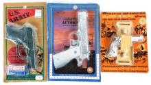 (3) Vintage Cap Guns In Original Packaging