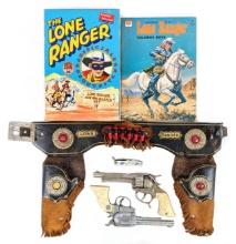 Esquire Novelty Co. Lone Ranger Holster Set w/ Book & Knife