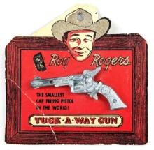 Classy Products Corp. Roy Rogers Tuck-A-Way Cap Gun On Card