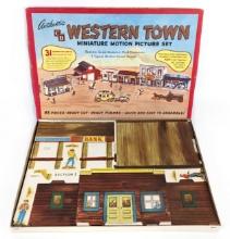 C&B Authentic Western Town Miniature Motion Picture Set NIB
