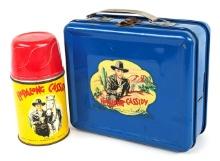 Aladdin Hopalong Cassidy Metal Lunchbox w/ Thermos