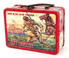 Davy Crockett and Kit Carson Metal Lunchbox