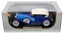 1/18 Scale Signature Models 1934 Duesenberg Car