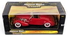 1/18 Scale American Muscle 1937 Cord 812 Convertible