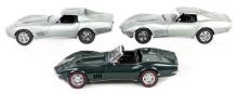1/24 Scale Danbury Mint (2) 1970 Chevrolet Coupe & 1968 Chevrolet Corvette