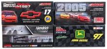 1/24 Scale Dale Earnhardt Jr, Chad Little, Darrell Waltrip, & Dale Earnhardt Cars