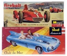 Monogram Firebolt Racer & Revell Pontiac Club de Mer Model Kits - Sealed