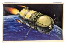 Vintage VEB Plasticart Vostok-1 WOSTOK USSR Yuri Gagarin Spacecraft Model Kit - NIB
