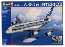 1/144 Revell Airbus A380 & Interior Airplane Model Kit - Sealed