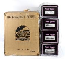 MTH Orange 4-Car Standard Gauge 418 Set Item #10-1106