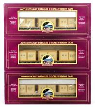 (3) MTH United States Army Flat Car w/ (3) Crates