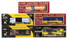 (5) K-Line Train Boxcars