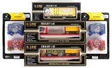 K-Line Circus Transport Railway Cars & Tableau Wagon Sets