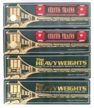 (4) K-Line Heavyweights Ringling Bros. Circus Train Cars