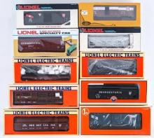 (10) Lionel Pennsylvania Train Cars