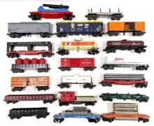 (20) Miscellaneous O Gauge Train Cars