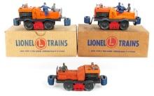 (3) Lionel No. 50 Gang Cars