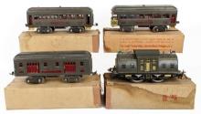 Lionel Standard Gauge No. 10 Engine 332 339 341 Cars