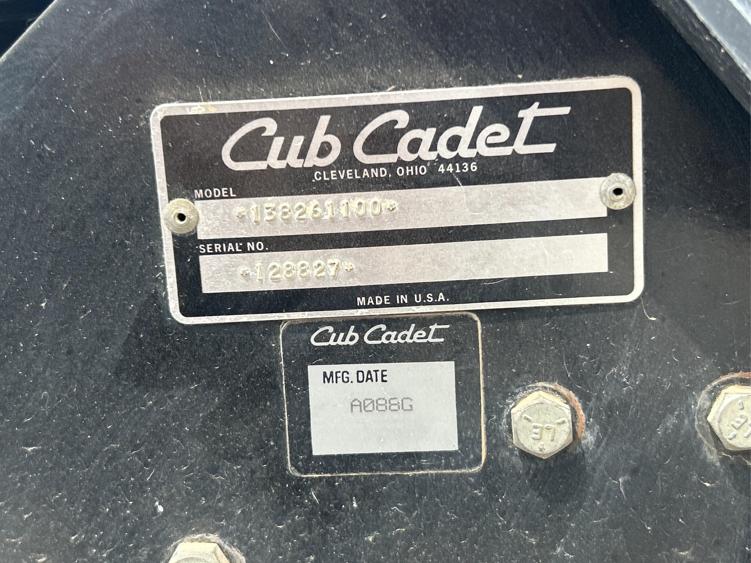 Cub Cadet 1715 Riding Lawn Mower