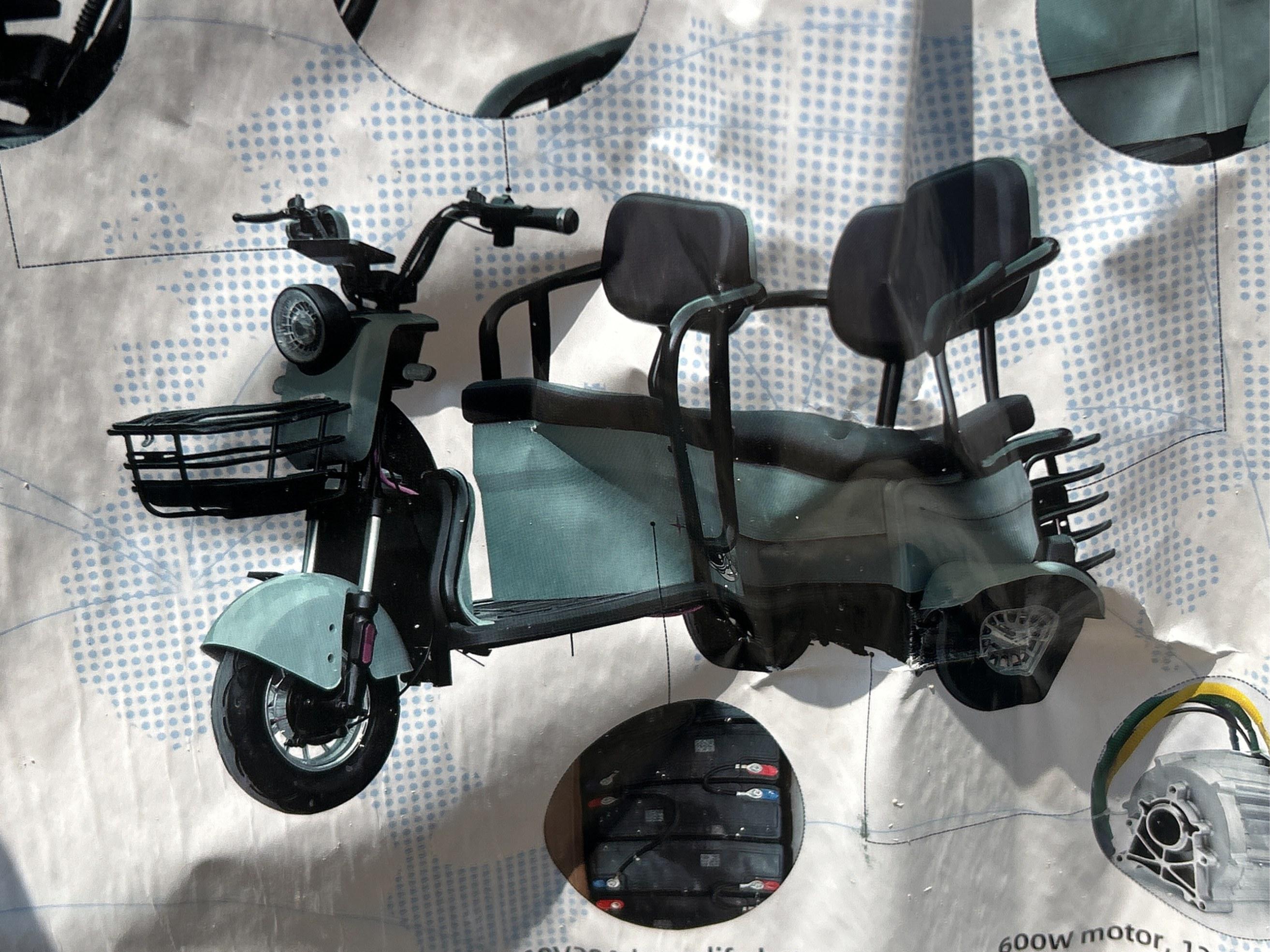 IR 3-Wheeled Electric Cart