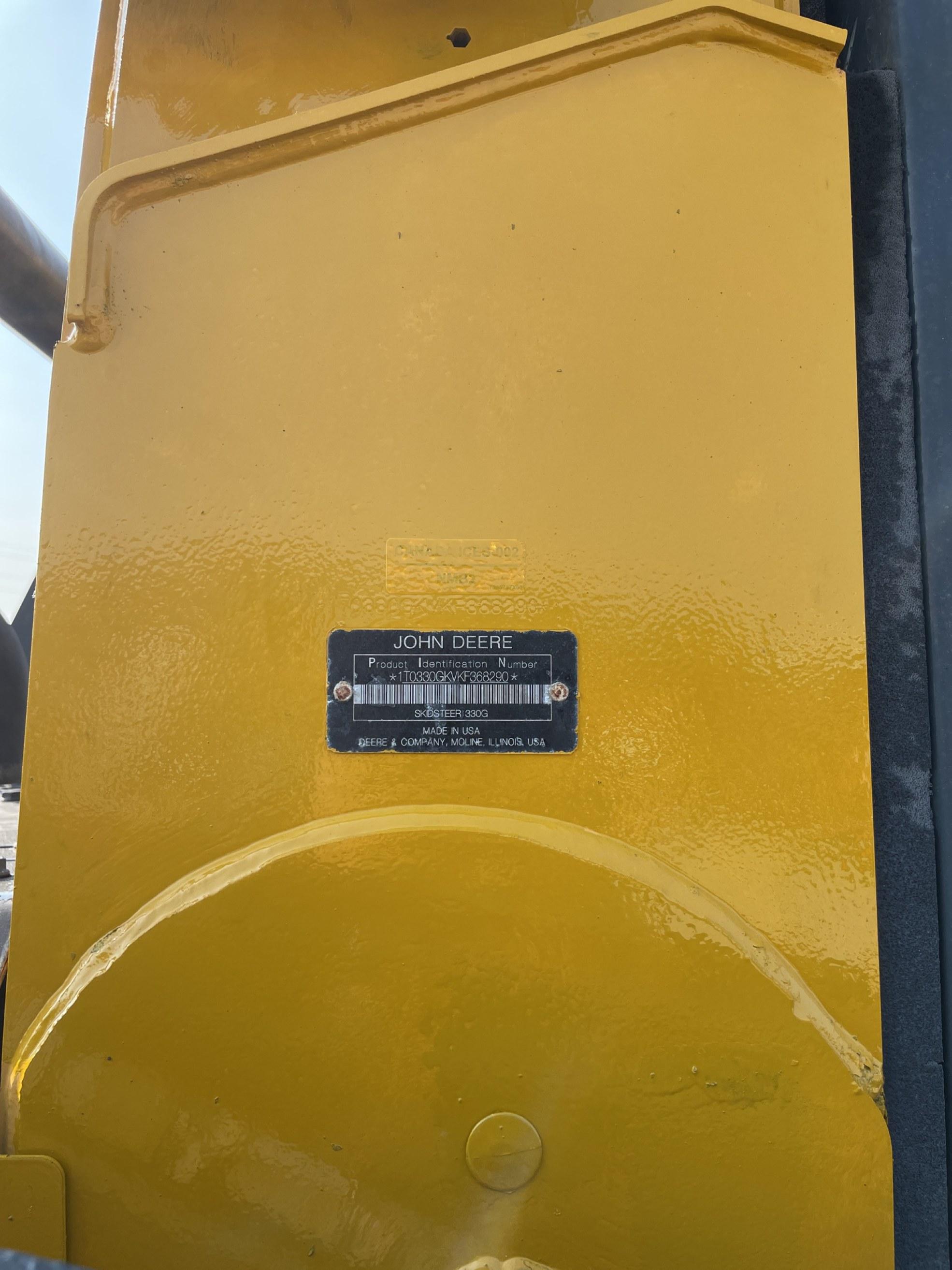 2020 Deere 330G Skid Steer Loader