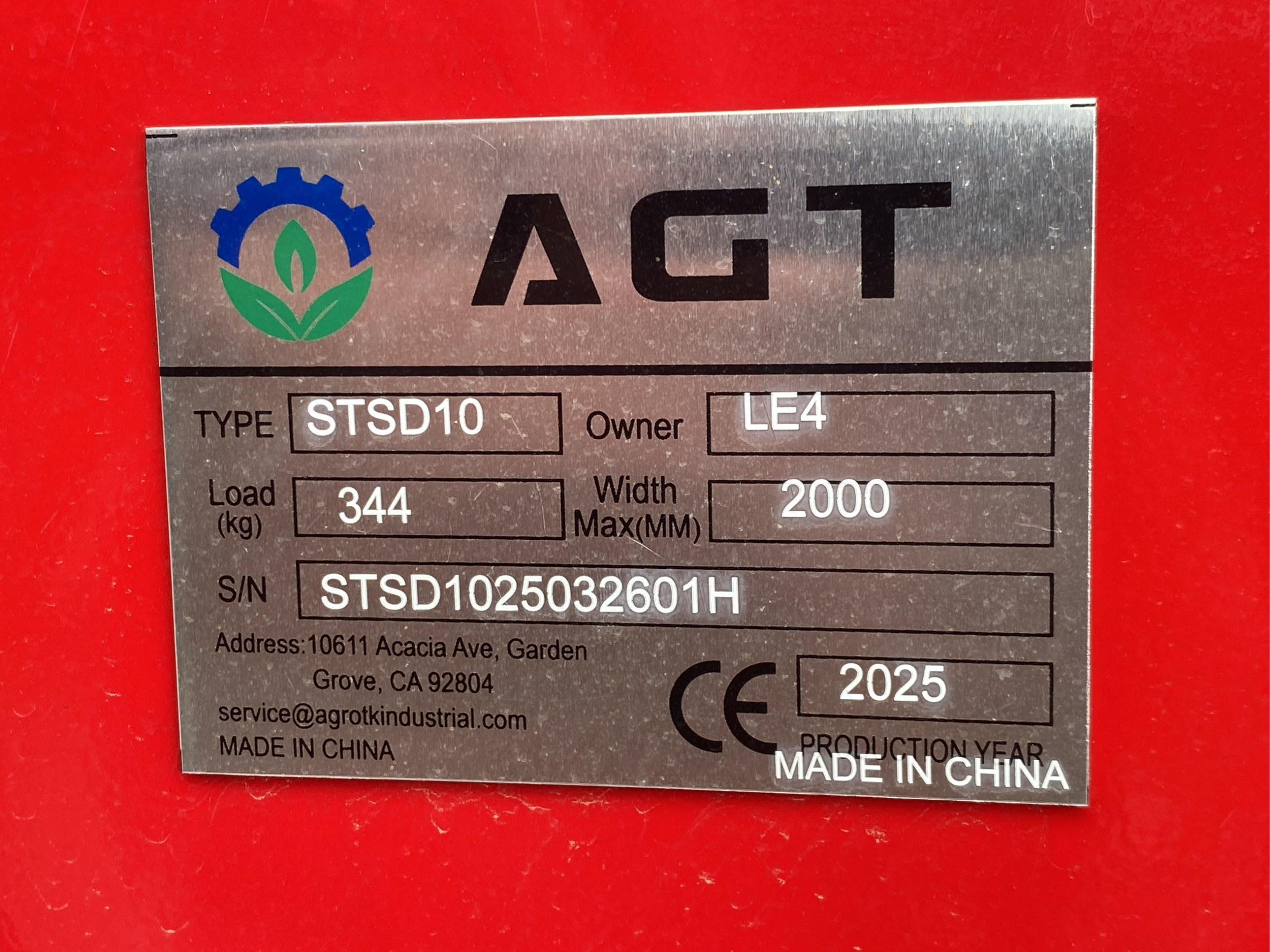 2025 AGT STSD10 Drill