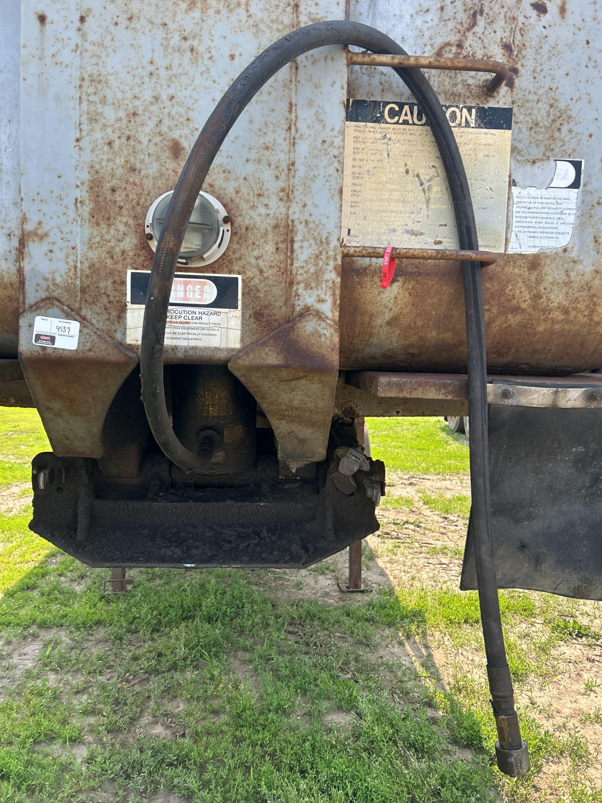 1994 23 Clement 1/4 Frame Dump Trailer
