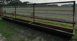 Steel Pipe Cattle Panel w/ Feeder