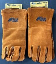 Blue Hawk Genuine Leather Welding Gloves