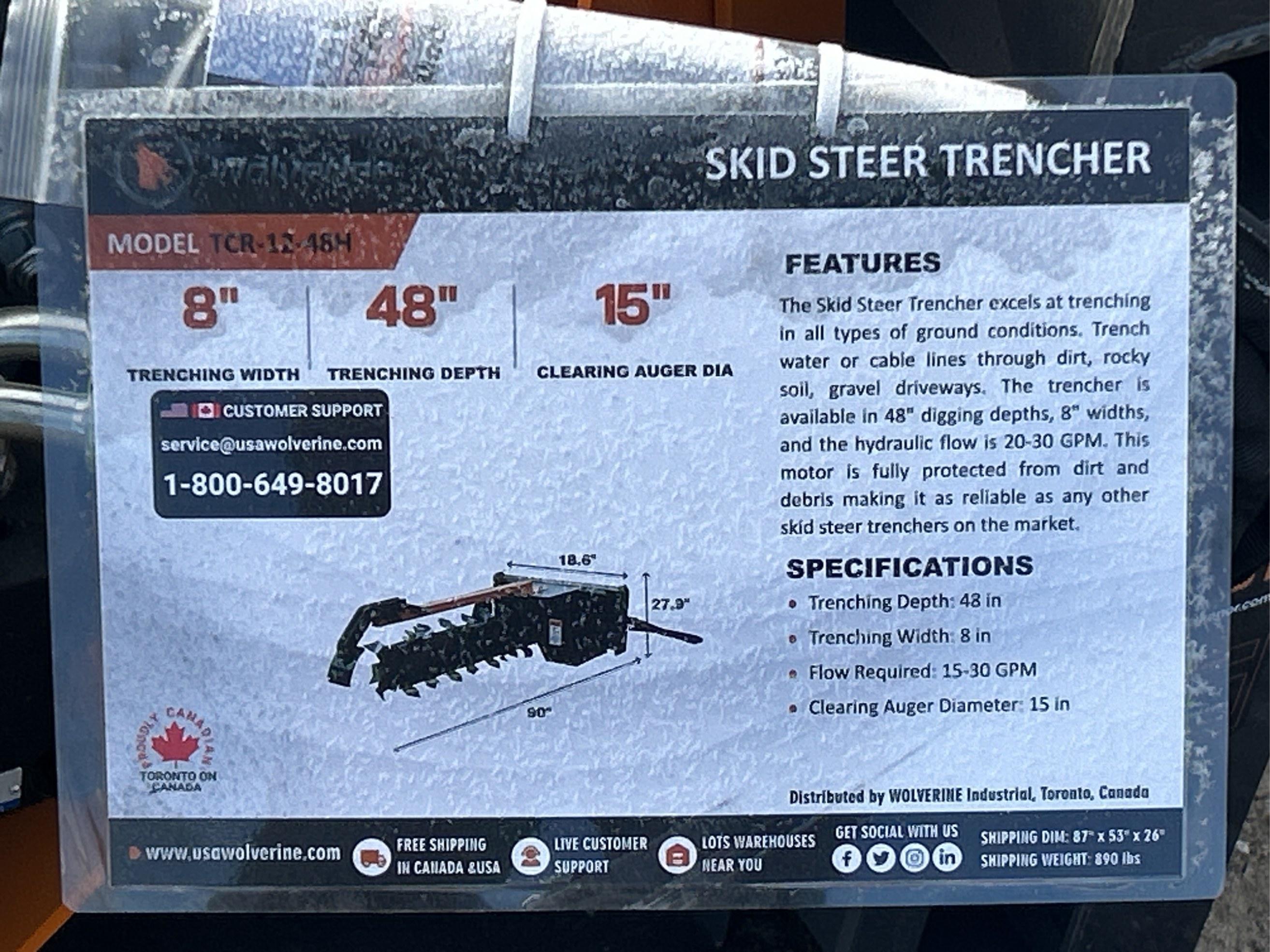 2025 Wolverine Hydraulic Trencher