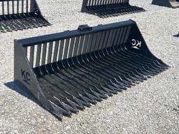 72" Quick Attach Fine Skeleton Bucket w/ High Sides