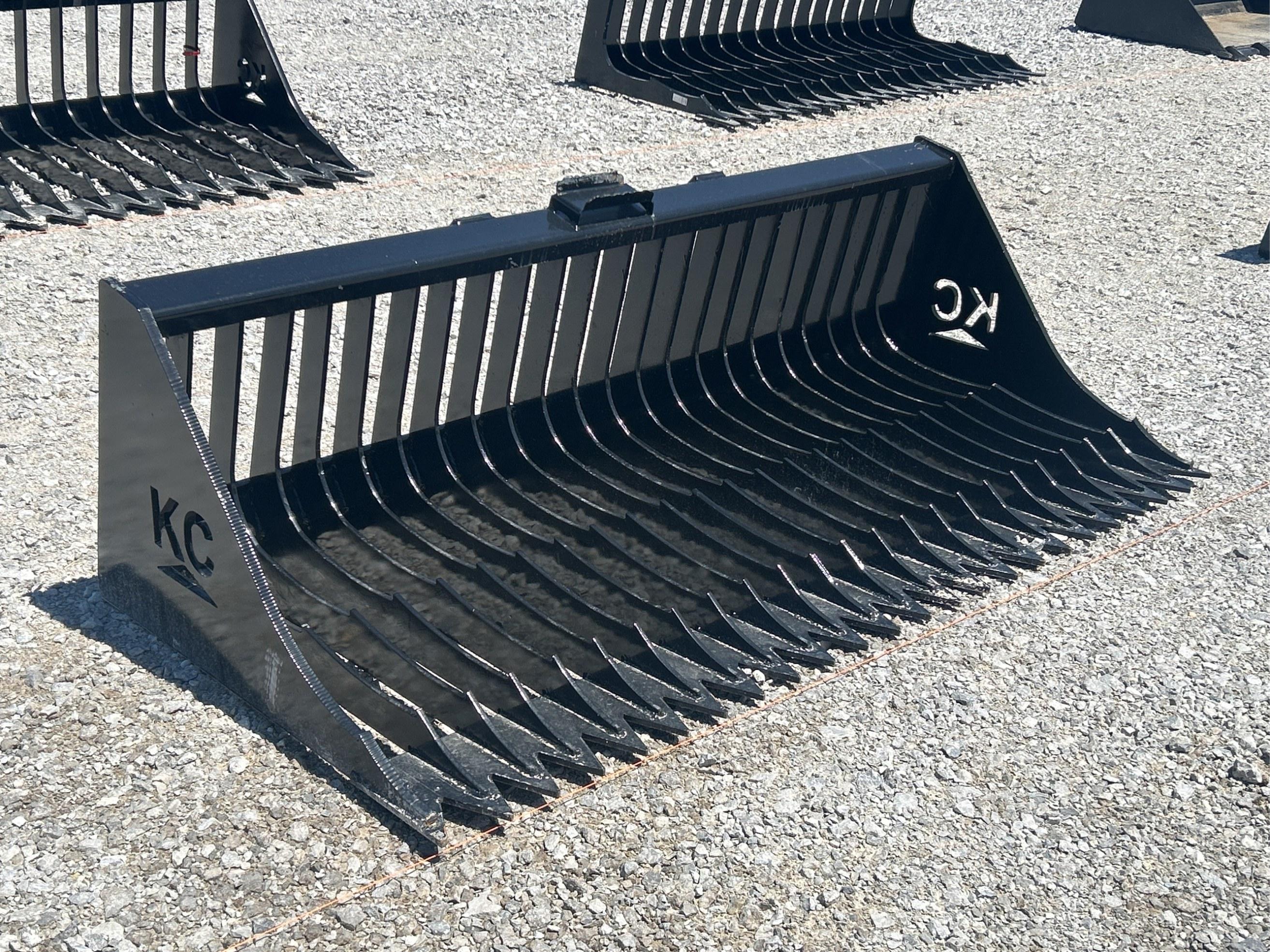 72" Quick Attach Fine Skeleton Bucket w/ High Sides