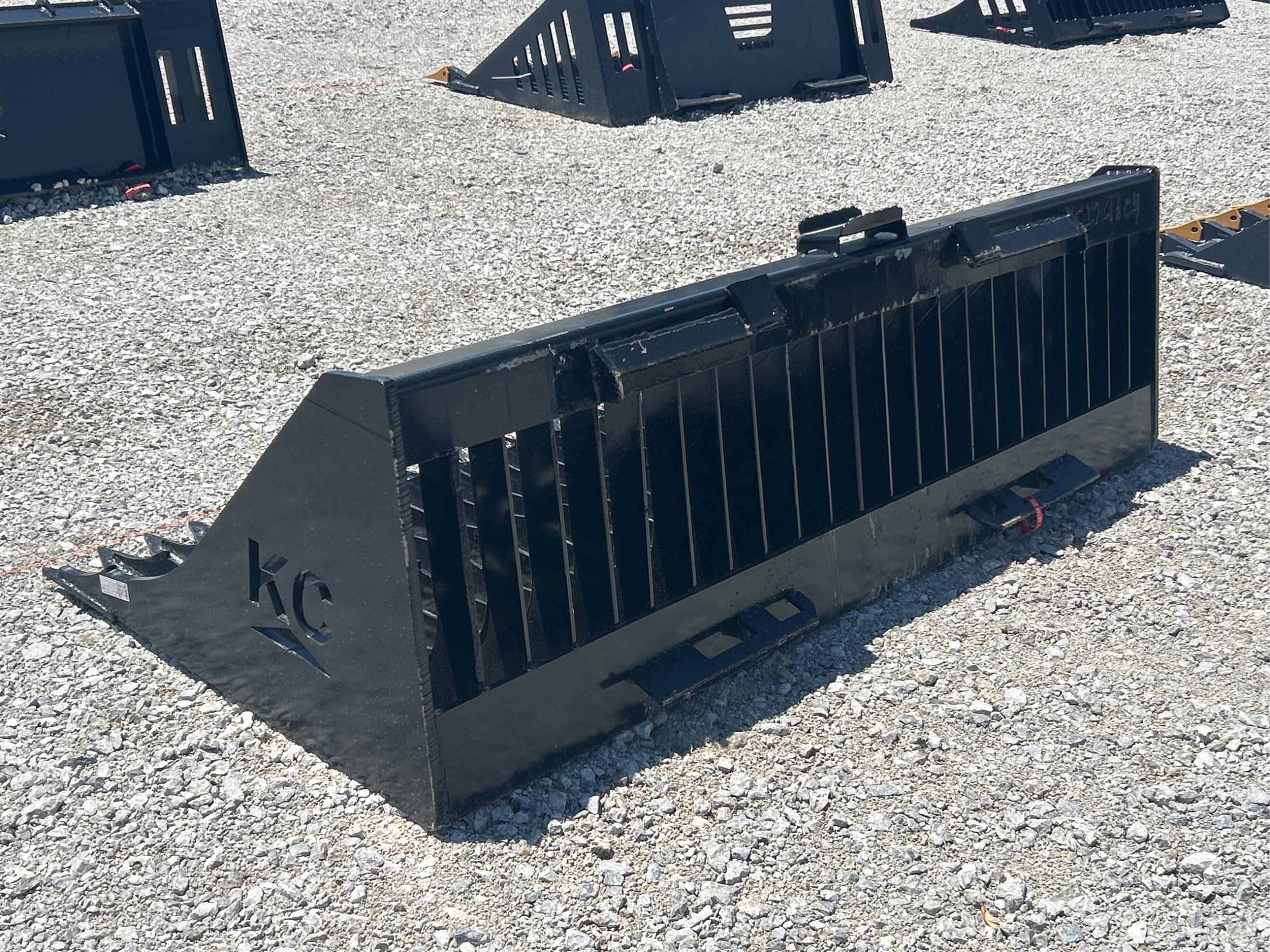 72" Quick Attach Fine Skeleton Bucket w/ High Sides