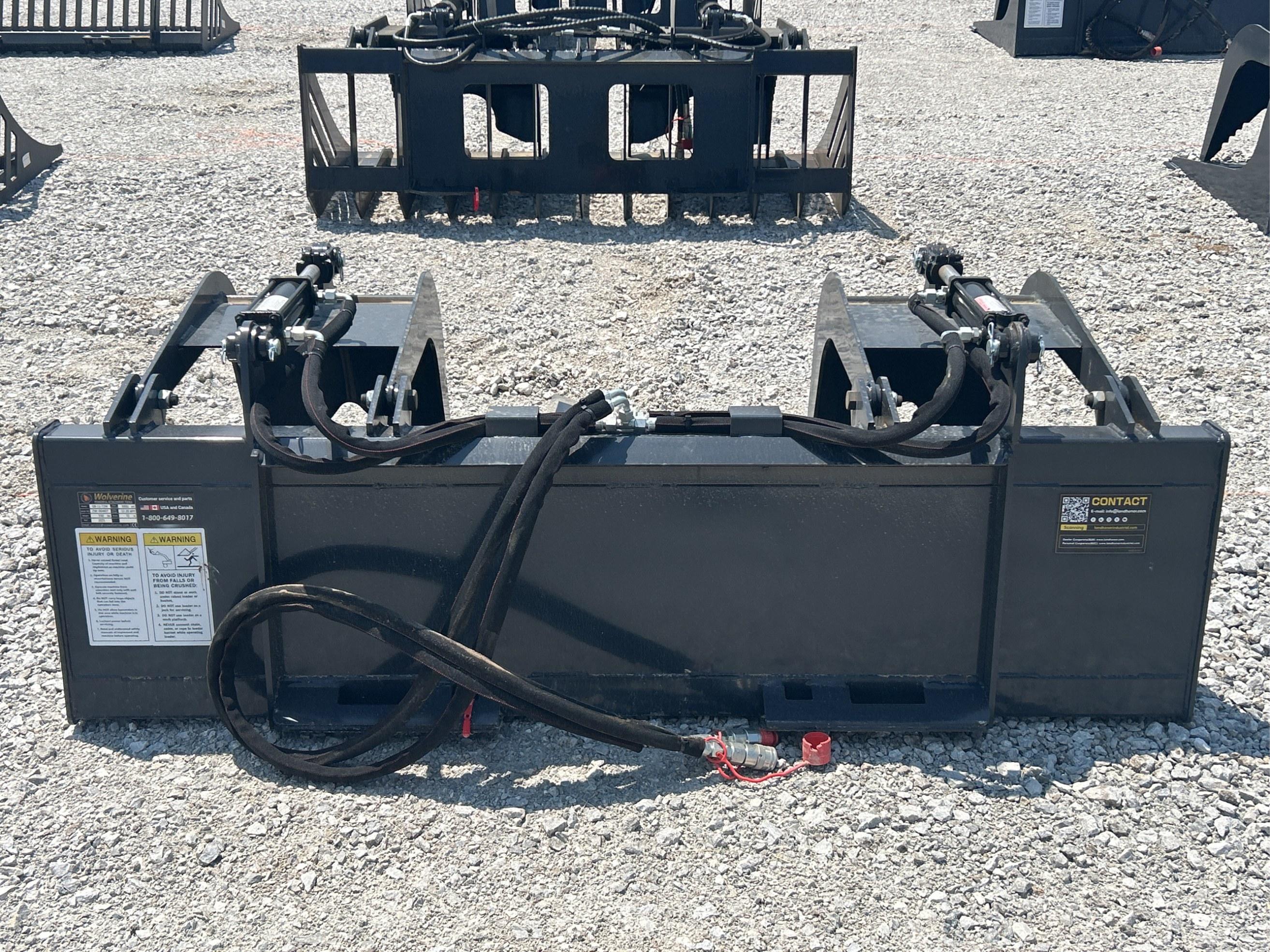 2025 Wolverine 72" Hydraulic Grapple Bucket