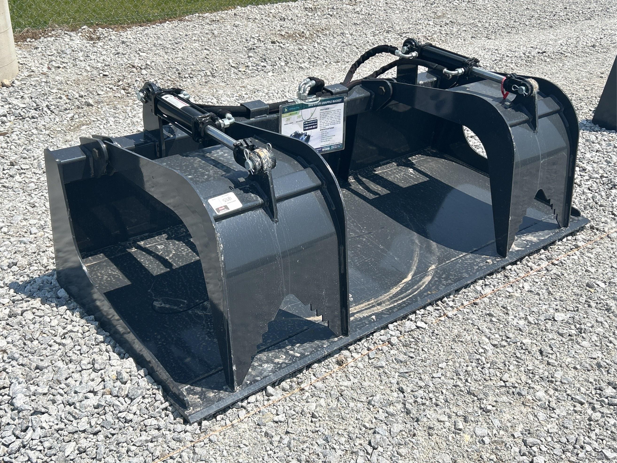 2025 Wolverine 72" Hydraulic Grapple Bucket